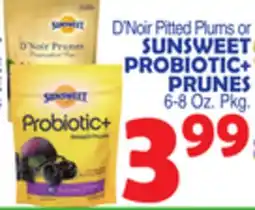 Bravo Supermarkets SUNSWEET PROBIOTIC+ PRUNES offer