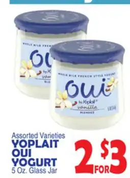 Bravo Supermarkets YOPLAIT OUI YOGURT offer