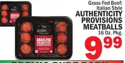 Bravo Supermarkets AUTHENTICITY PROVISIONS MEATBALLS offer