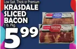 Bravo Supermarkets KRASDALE SLICED BACON-BACON offer