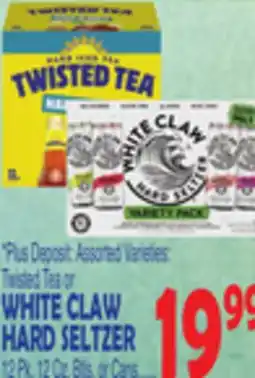Bravo Supermarkets WHITE CLAW HARD SELTZER offer