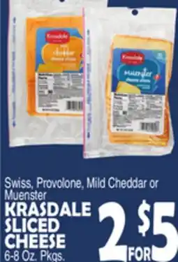 Bravo Supermarkets KRASDALE SLICED CHEESE offer