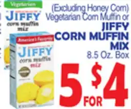 Bravo Supermarkets JIFFY VEGETARIAN CORN MUFFIN OR CORN MUFFIN MIX offer