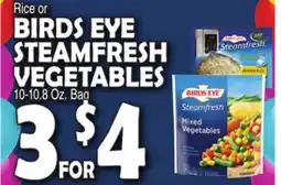 Bravo Supermarkets BIRDS EYE STEAMFRESH RICE OR VEGETABLES offer