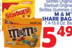 Bravo Supermarkets M & M' S SHARE BAGS offer