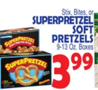 Bravo Supermarkets SUPERPRETZEL SOFT PRETZELS offer