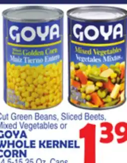 Bravo Supermarkets GOYA WHOLE KERNEL CORN offer