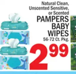 C Town PAMPERS BABY WIPES offer