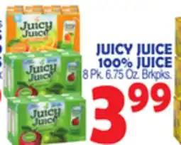 Bravo Supermarkets JUICY JUICE 100% JUICE offer