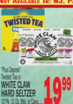 C Town WHITE CLAW HARD SELTZER offer