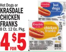 C Town KRASDALE CHICKEN FRANKS offer