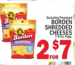 C Town BORDEN SHREDDED CHEESES offer