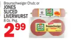 C Town JONES SLICED LIVERWURST offer