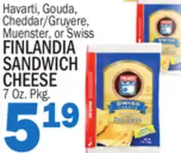 C Town FINLANDIA SANDWICH CHEESE offer