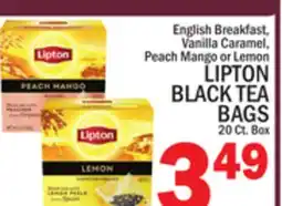 C Town LIPTON BLACK TEA BAGS offer