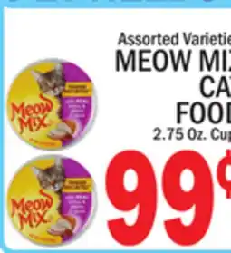 C Town MEOW MIX CAT FOOD offer
