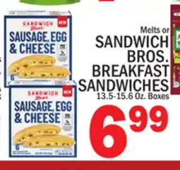 C Town SANDWICH BROS. BREAKFAST SANDWICHES offer