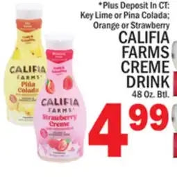 C Town CALIFIA FARMS CREME DRINK offer