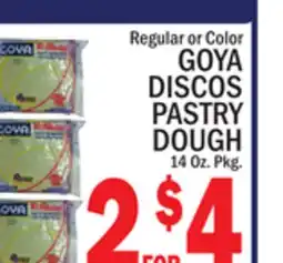 C Town GOYA DISCOS PASTRY DOUGH offer