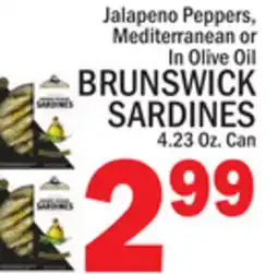 C Town BRUNSWICK SARDINES offer