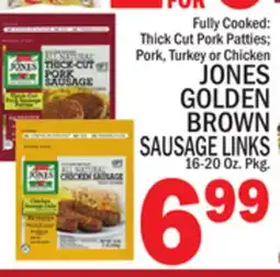 C Town JONES GOLDEN BROWN SAUSAGE LINKS offer
