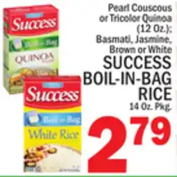 C Town SUCCESS BOIL-IN-BAG RICE 14 Oz. Pkg offer