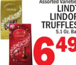 C Town LINDT LINDOR TRUFFLES offer