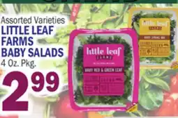 C Town LITTLE LEAF FARMS FARMS BABY SALADS offer