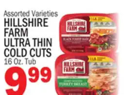 C Town HILLSHIRE FARM ULTRA THIN COLD CUTS offer