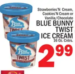 C Town BLUE BUNNY TWIST ICE CREAM offer