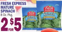 C Town FRESH EXPRESS MATURE SPINACH offer