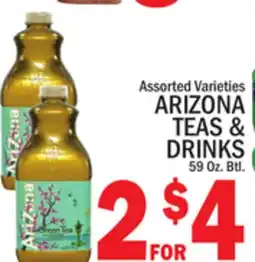 C Town ARIZONA TEAS & DRINKS offer