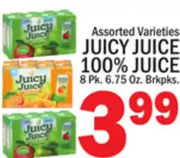 C Town JUICY JUICE 100% JUICE offer