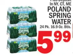 C Town POLAND SPRING WATER offer