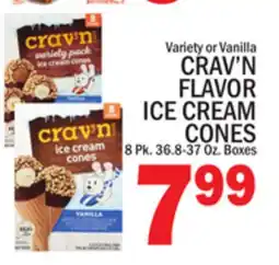 C Town CRAV'N FLAVOR ICE CREAM CONES offer