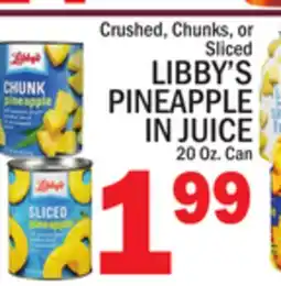 C Town LIBBY'S PINEAPPLE IN JUICE offer
