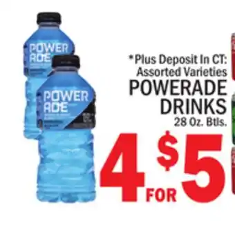 C Town POWERADE DRINKS offer