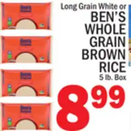 C Town BEN'S WHOLE GRAIN BROWN RICE offer
