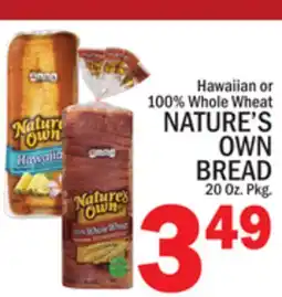 C Town NATURE'S OWN BREAD offer