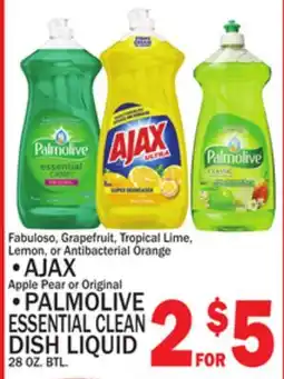 C Town AJAX, PALMOLIVE ESSENTIAL CLEAN DISH LIQUID offer