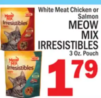 C Town MEOW MIX IRRESISTIBLES offer