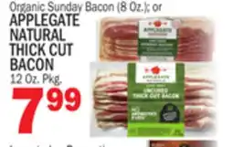 C Town APPLEGATE NATURAL THICK CUT BACON offer