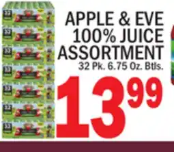 C Town APPLE & EVE 100% JUICE ASSORTMENT offer