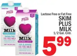 C Town SKIM PLUS MILK offer