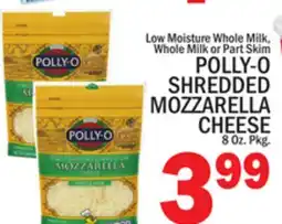 C Town POLLY-O SHREDDED MOZZARELLA CHEESE offer