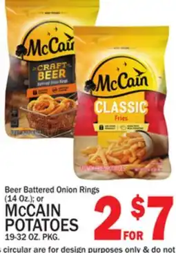 C Town MCCAIN POTATOES 19-32 OZ. PKG offer