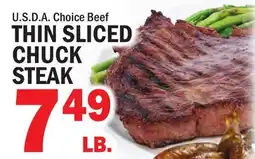 C Town THIN SLICED CHUCK STEAK offer