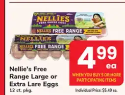 ACME Nellie's Free Range Large or Extra Lare Eggs offer