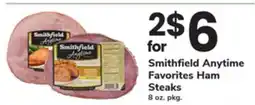 ACME Smithfield Anytime Favorites Ham Steaks offer