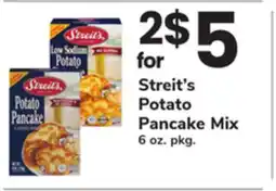 ACME Streit's Potato Pancake Mix offer